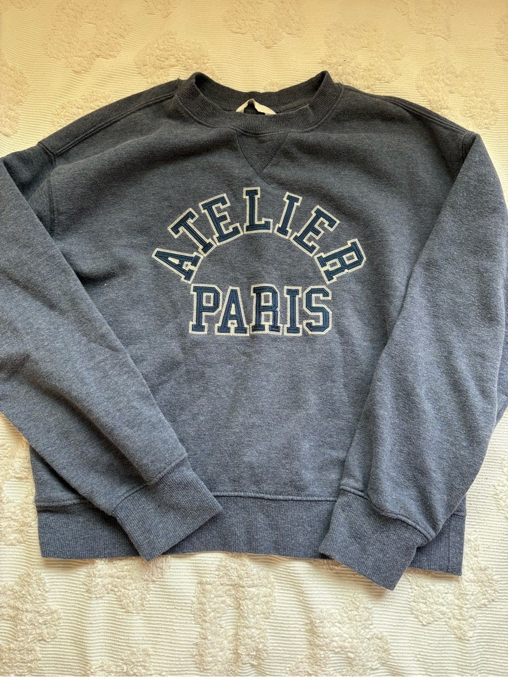 H&M Gray Atelier Paris Crewneck